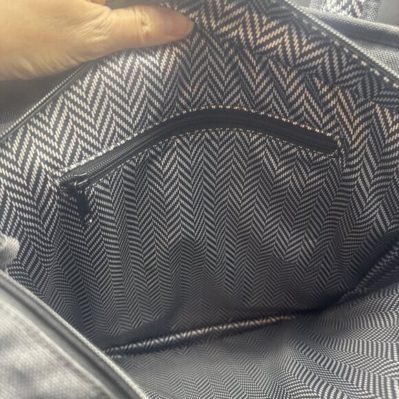 OGIO Cintas Women's Melrose Tote Laptop Bag Storm Gray Large Buttons Pockets - Picture 7 of 16